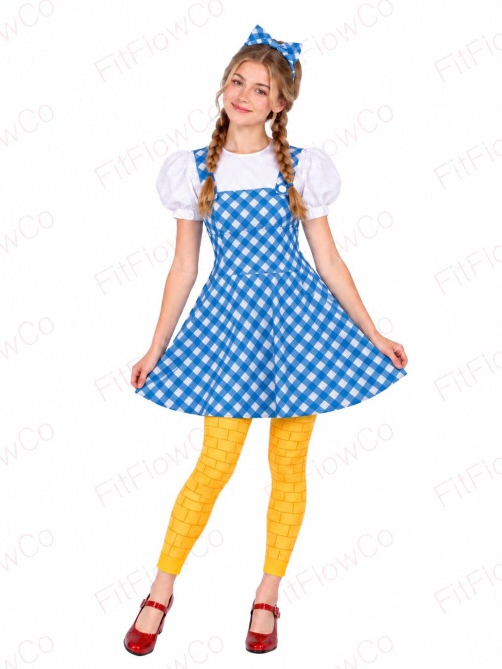 Rubie’s Wizard of Oz Dorothy Costume Teen XS NWT Dress Leggings Halloween